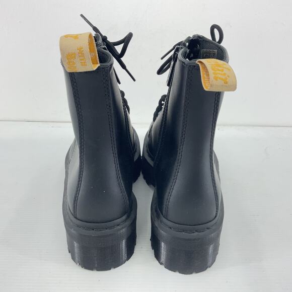 Dr. Martens Jadon II Women's Black Lace Up Platform Leather Combat Boots Size 7 - Picture 3 of 5